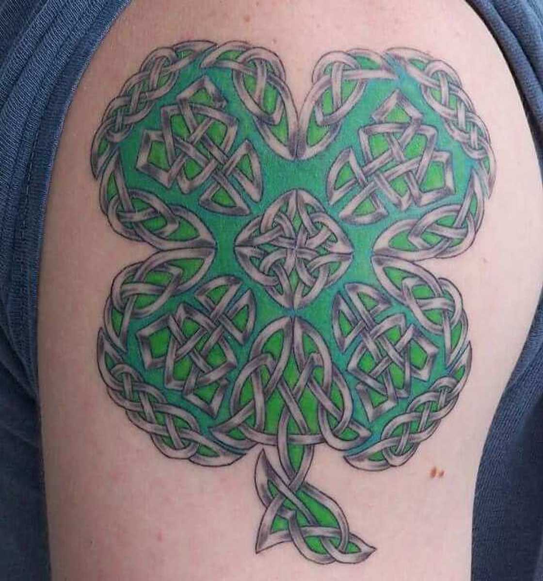 Irish shoulder tattoos