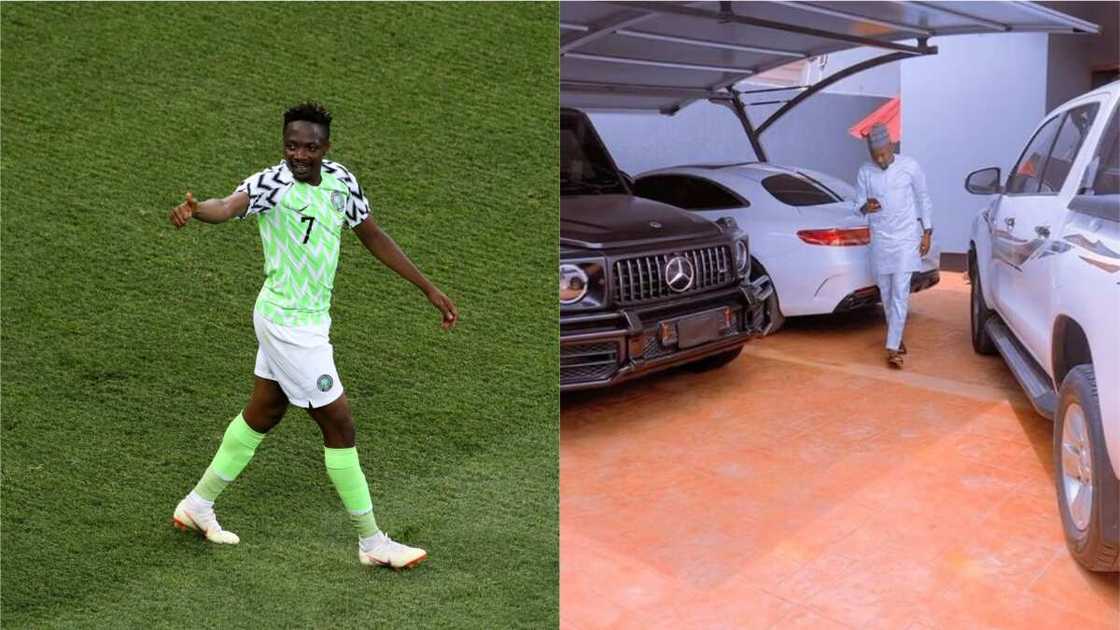 Bidiyon Ahmed Musa kusa da tsadaddun motocinsa a gidansa na Kano ya kayatar