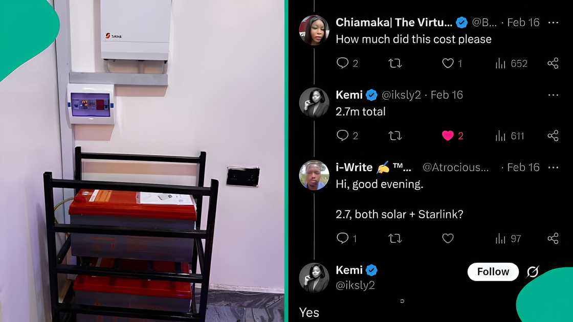 Nigerian lady goes off-grid, installs solar panels and buys Elon Musk’s Starlink