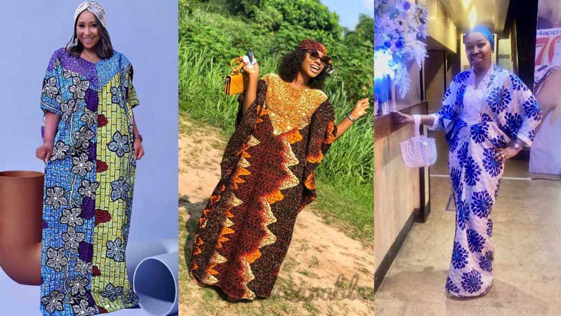 50 stylish Ankara kaftan gowns with stones best styles for 2024 Legit.ng