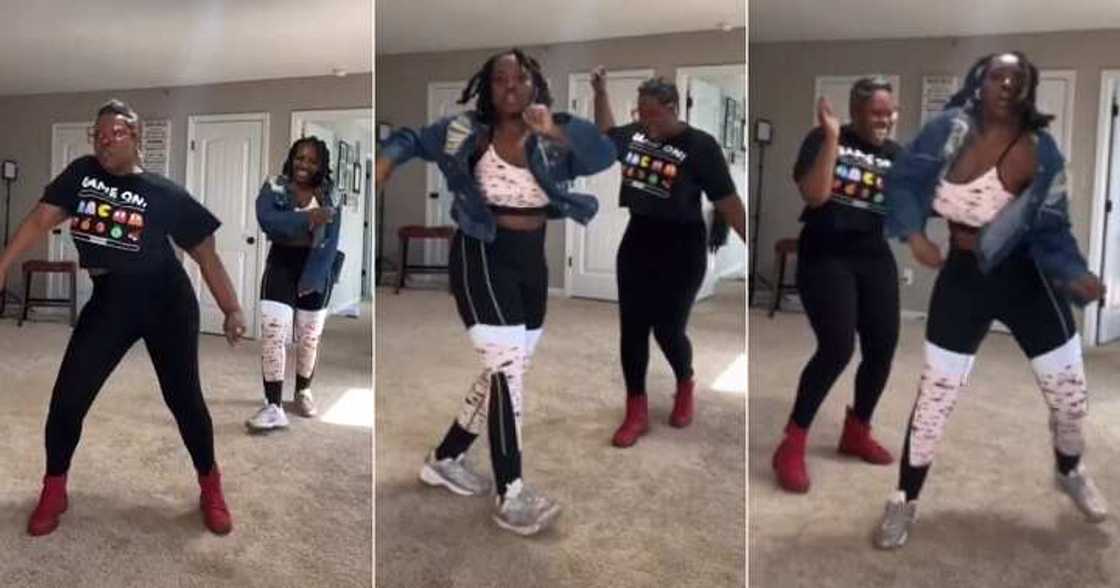 Mum and daughter showcase dance moves