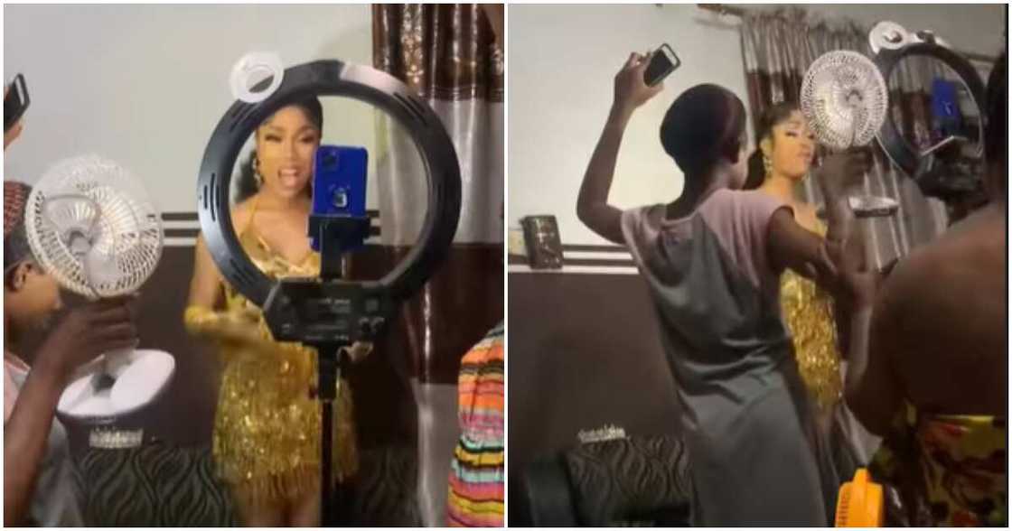 BBNaija aspirant records audition video BBNaija aspirant records audition video