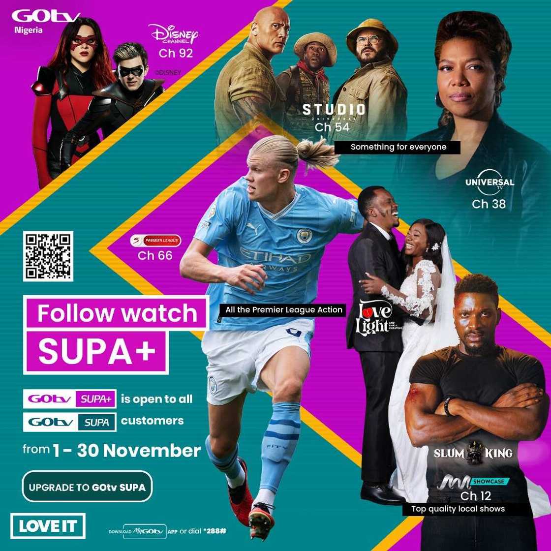 November Extravaganza: GOtv Supa Subscribers Gain Access to GOtv Supa+ Channels November Extravaganza: GOtv Supa Subscribers Gain Access to GOtv Supa+ Channels