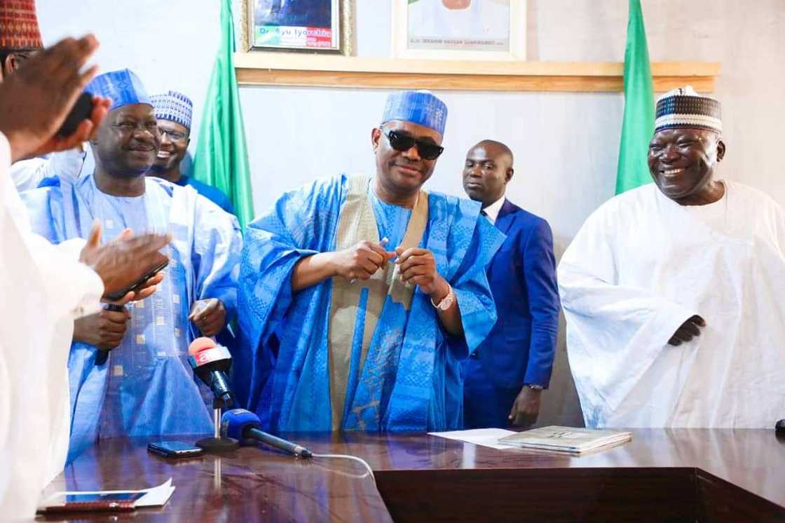 Wike visits Gombe Wike visits Gombe