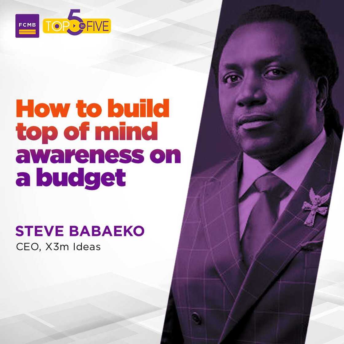 FCMB' Top-5-In-5' Season 2: Business Leaders and Experts Rally Entrepreneurs on Productivity