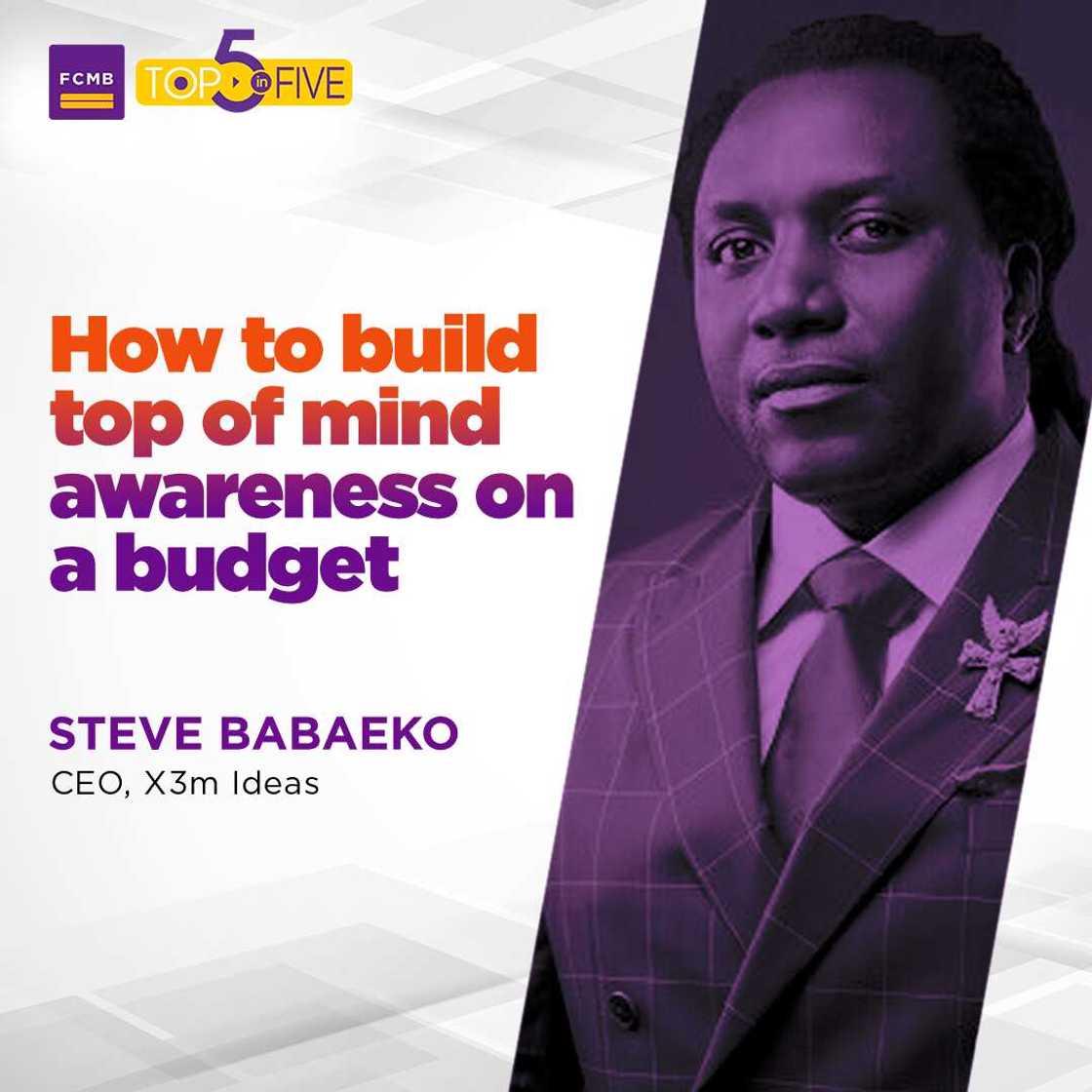 FCMB' Top-5-In-5' Season 2: Business Leaders and Experts Rally Entrepreneurs on Productivity FCMB' Top-5-In-5' Season 2: Business Leaders and Experts Rally Entrepreneurs on Productivity