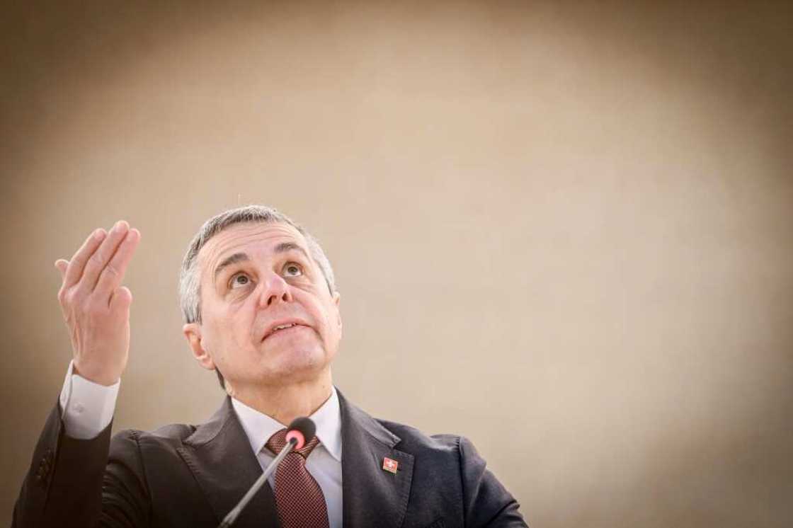 'Russia has seriously violated international law,' Cassis told parliament 'Russia has seriously violated international law,' Cassis told parliament