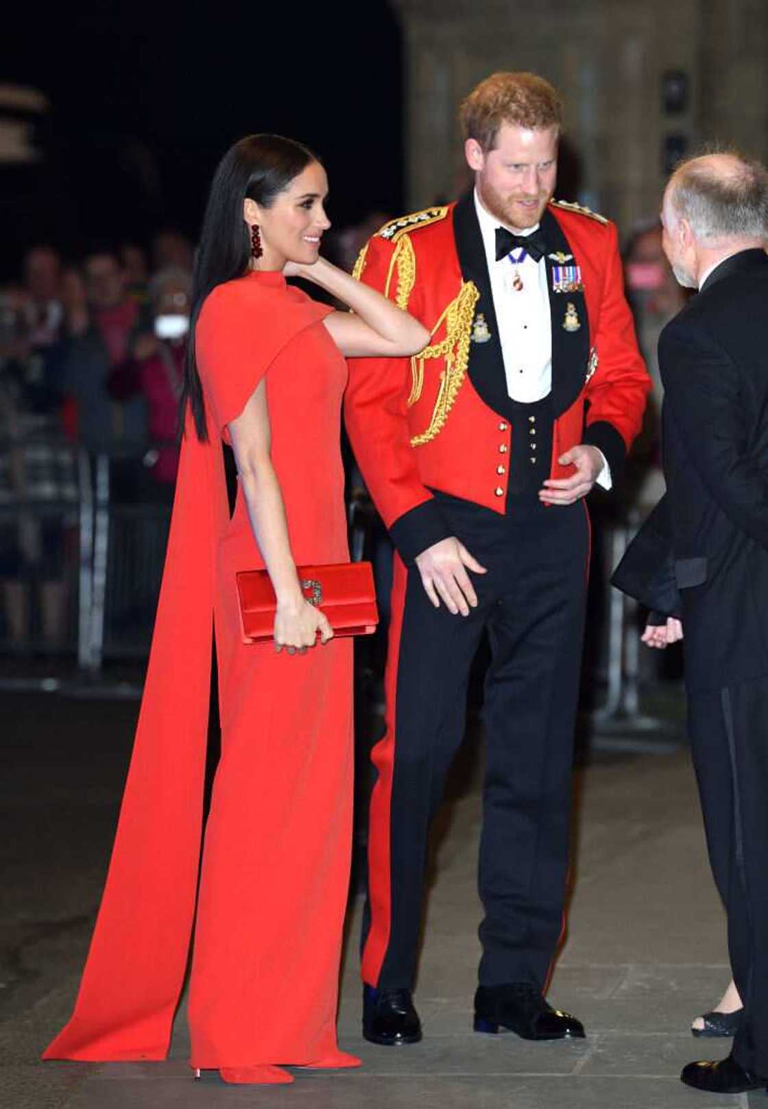 Le prince Harry, duc de Sussex et Meghan, duchesse de Sussex assistent au Mountbatten Festival of Music au Royal Albert Hall le 07 mars 2020 à Londres, en Angleterre. (Photo de Karwai Tang/WireImage)