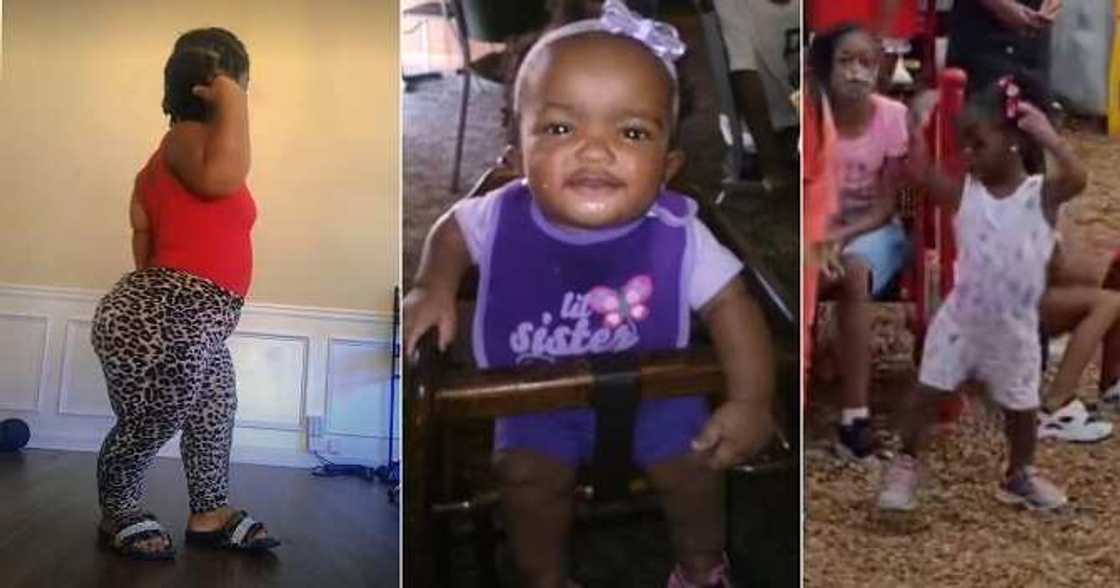 Lady with dwarfism, smallish little daughter Lady with dwarfism, smallish little daughter