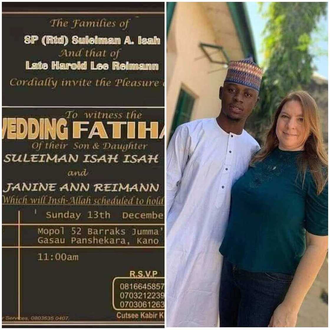 Ta tabbata: Ranar Lahadi za a ɗaura auren ango Isah da amarya Janine a Kano Ta tabbata: Ranar Lahadi za a ɗaura auren ango Isah da amarya Janine a Kano