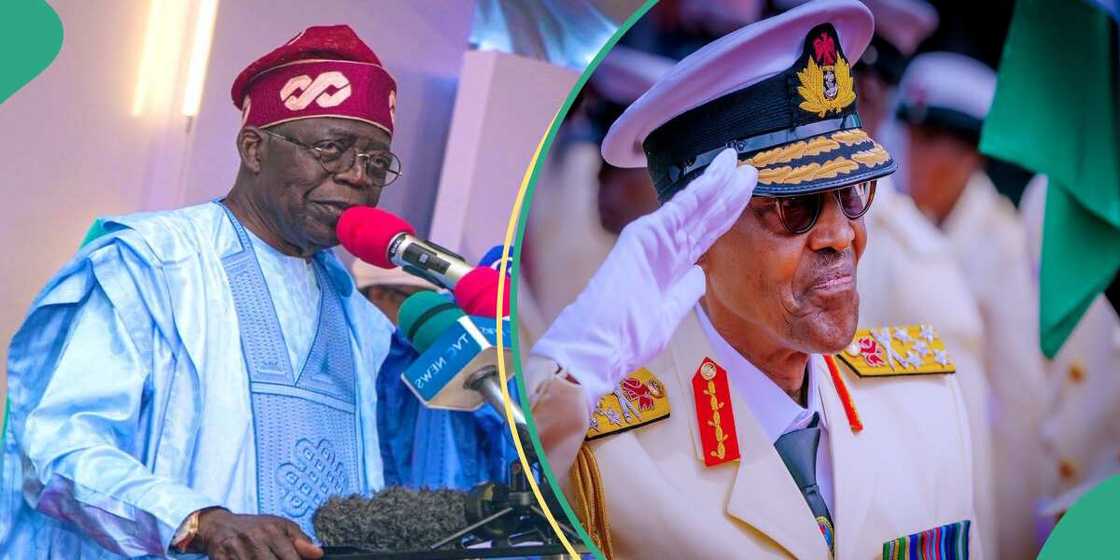 Bola Tinubu da Muhammadu Buhari Bola Tinubu da Muhammadu Buhari