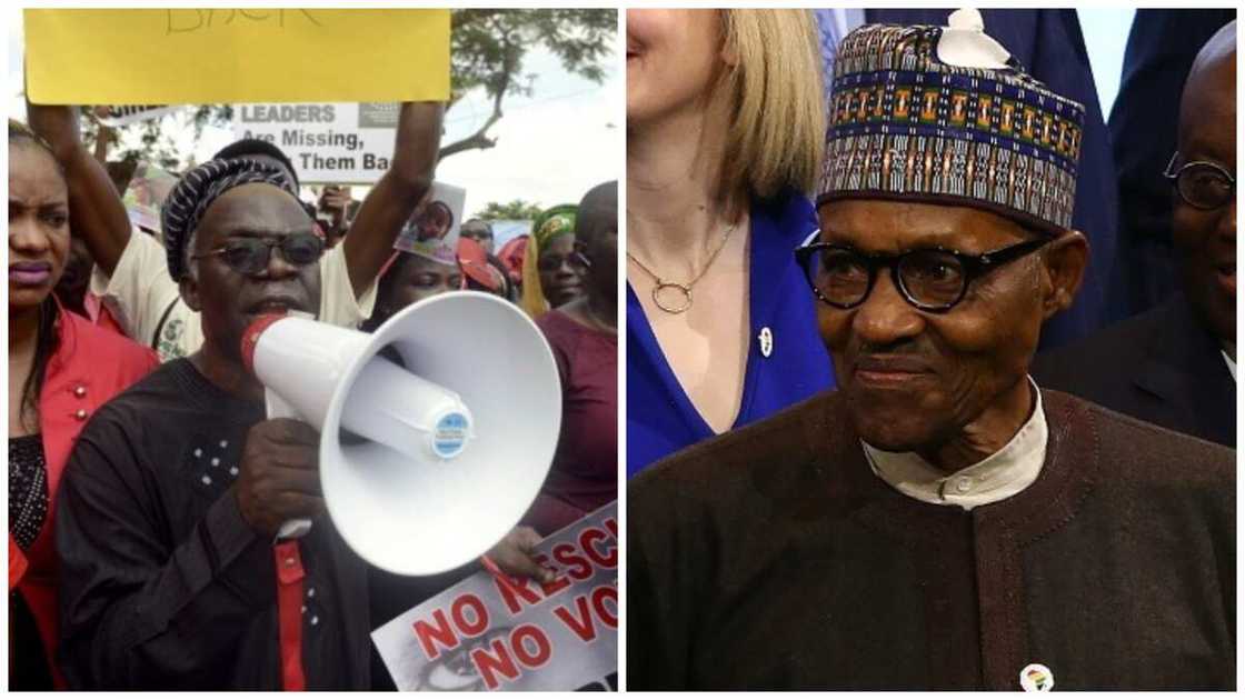 Insecurity: Don't Wait for America's Help, Falana Tells Buhari, Reveals 4 Things President Should Do Insecurity: Don't Wait for America's Help, Falana Tells Buhari, Reveals 4 Things President Should Do