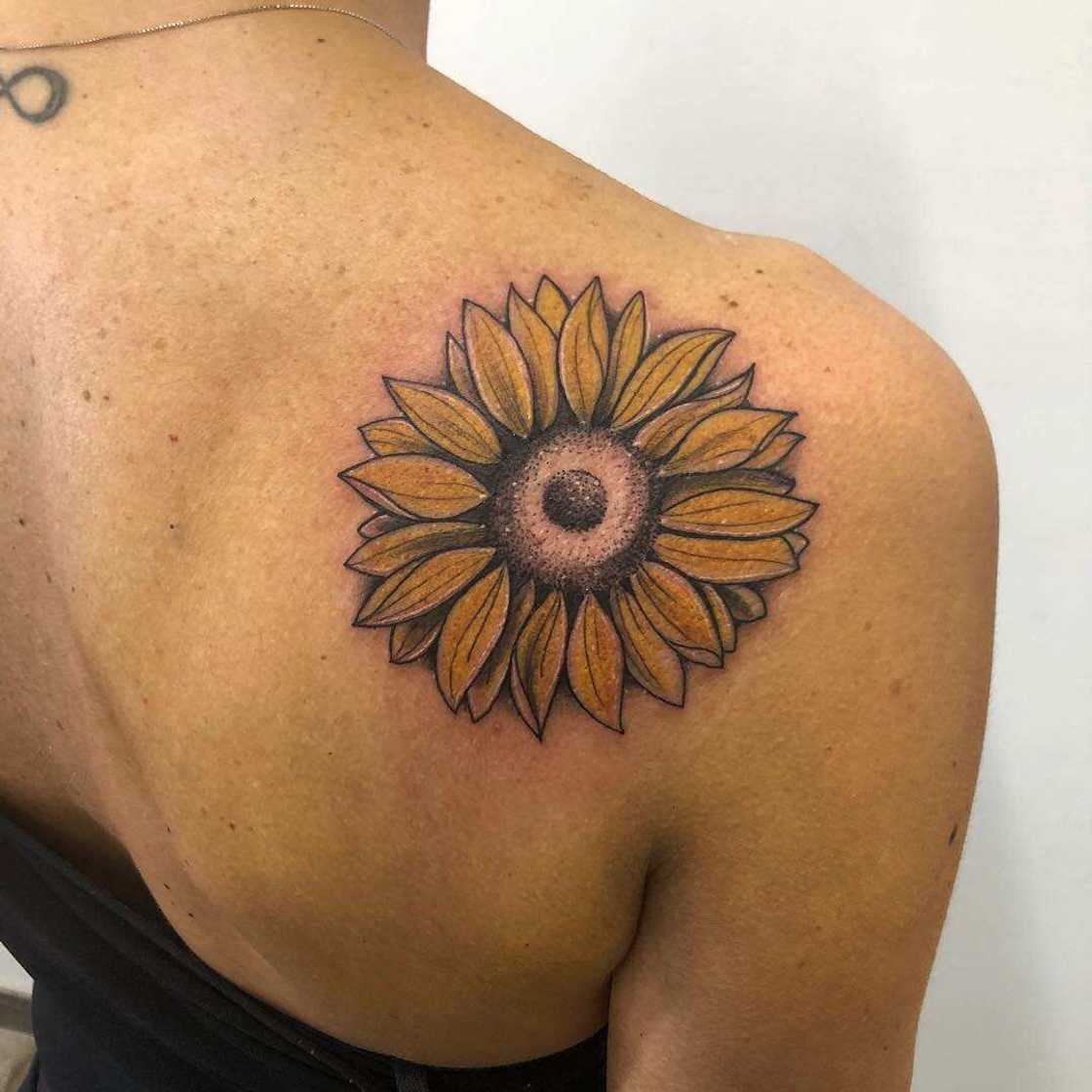 Sunflower tattoo