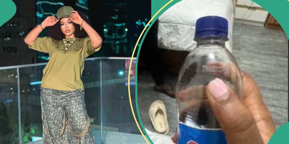Phyna calls out Pepsi on social media for supplying her expired products. Phyna calls out Pepsi on social media for supplying her expired products.