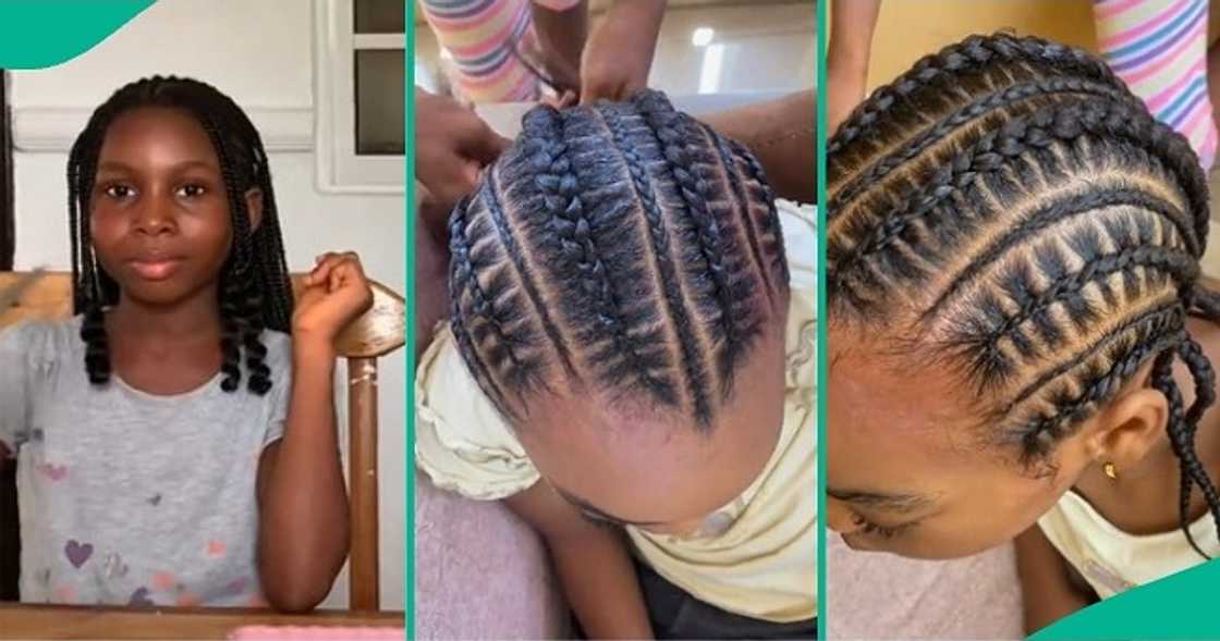 10-year-old Nigerian girl stuns everyone after showing off her hairdressing skill. 10-year-old Nigerian girl stuns everyone after showing off her hairdressing skill.
