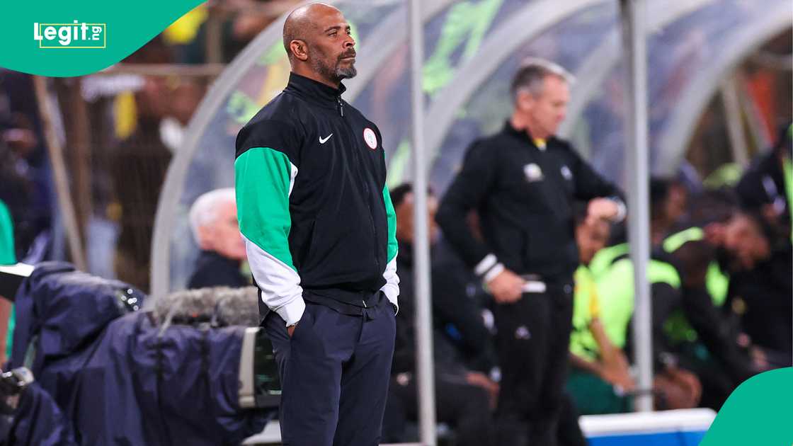 Eric Chelle, Super Eagles, Nigeria, Bafana Bafana, Free State Stadium, Bloemfontein, South Africa, 2026 FIFA World Cup qualifier.