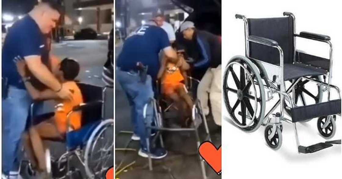 Disabled man gets wheelchair, cries uncontrollably, tears Disabled man gets wheelchair, cries uncontrollably, tears