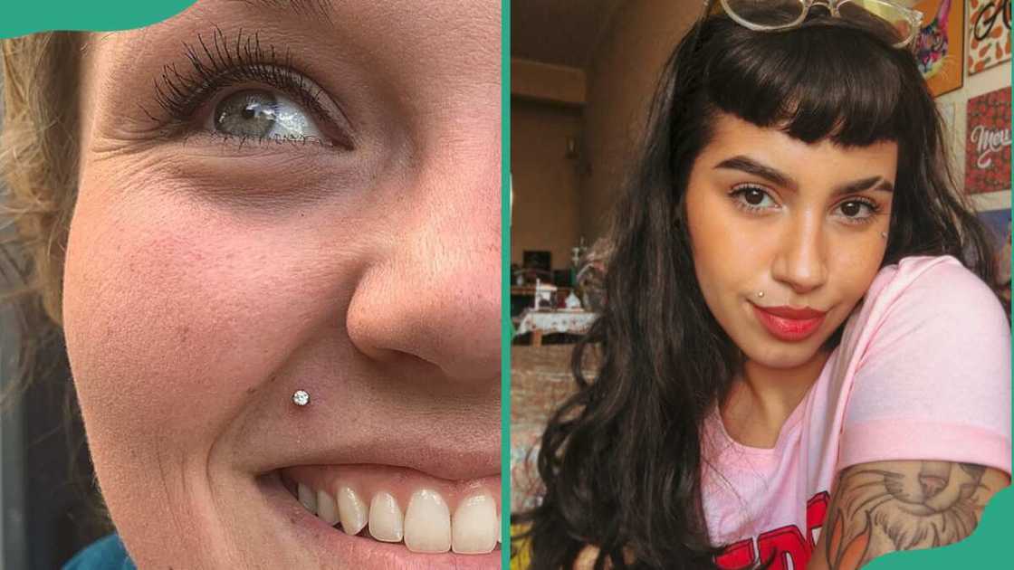 Monroe lip piercing Monroe lip piercing