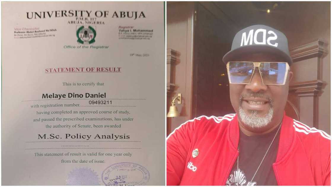 Dino Melaye Celebrates as He Bags Master's Degree from University of Abuja