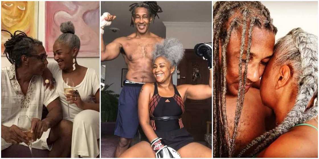 Loved up Photos of Hot-Looking Old Couple with Six Packs Spark Mixed Reactions on Social Media