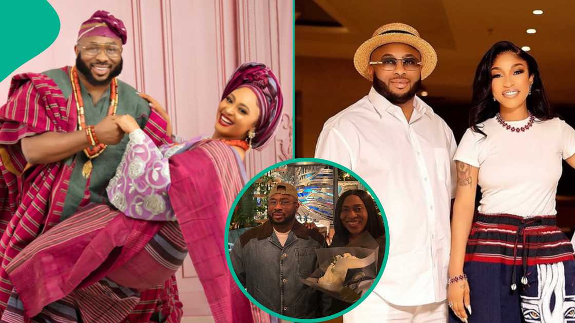 Olakunle Churchill's Mother's Day message sparks reactions on social media for excluding wife Rosy Meurer and ex Tonto Dikeh. Olakunle Churchill's Mother's Day message sparks reactions on social media for excluding wife Rosy Meurer and ex Tonto Dikeh.