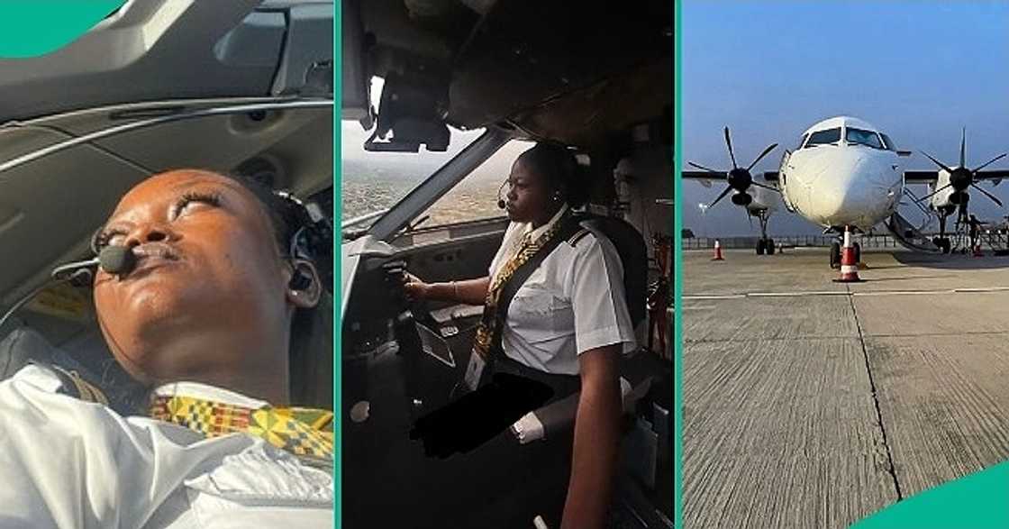 Video shows the moment a female pilot skillfully landed a plane at the airport. Video shows the moment a female pilot skillfully landed a plane at the airport.