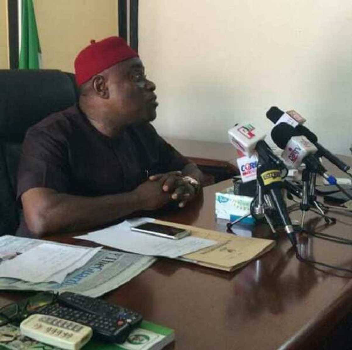 Victor Oye replaced as acting chairman of APGA Victor Oye replaced as acting chairman of APGA