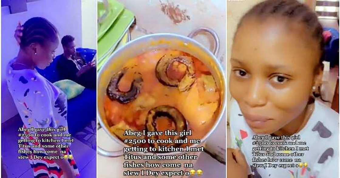 Lady cooks food with N2,500 Lady cooks food with N2,500