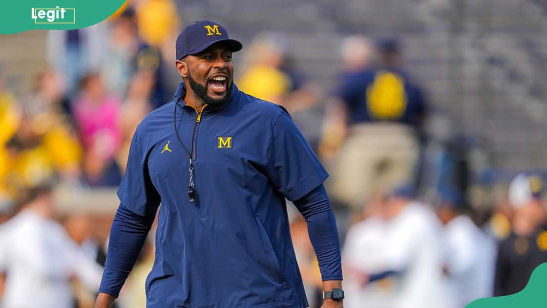 Sherrone Moore at Michigan Stadium