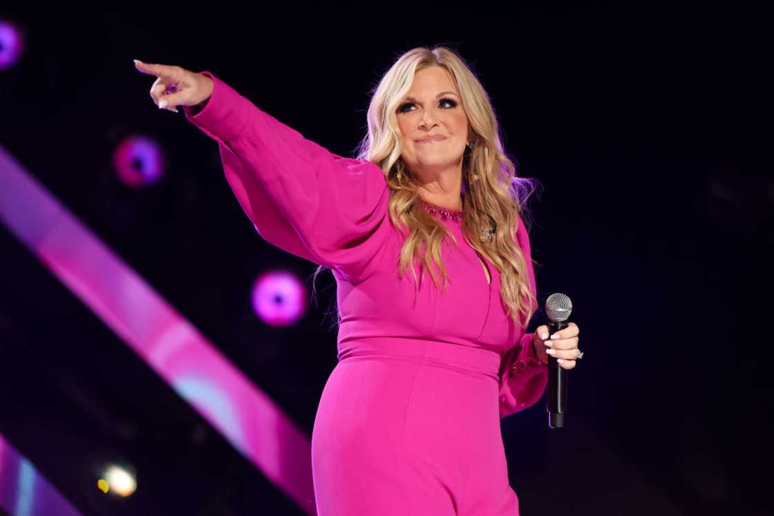 Trisha Yearwood at The Star on 11 May 2023 in Frisco, Texas. Trisha Yearwood at The Star on 11 May 2023 in Frisco, Texas.