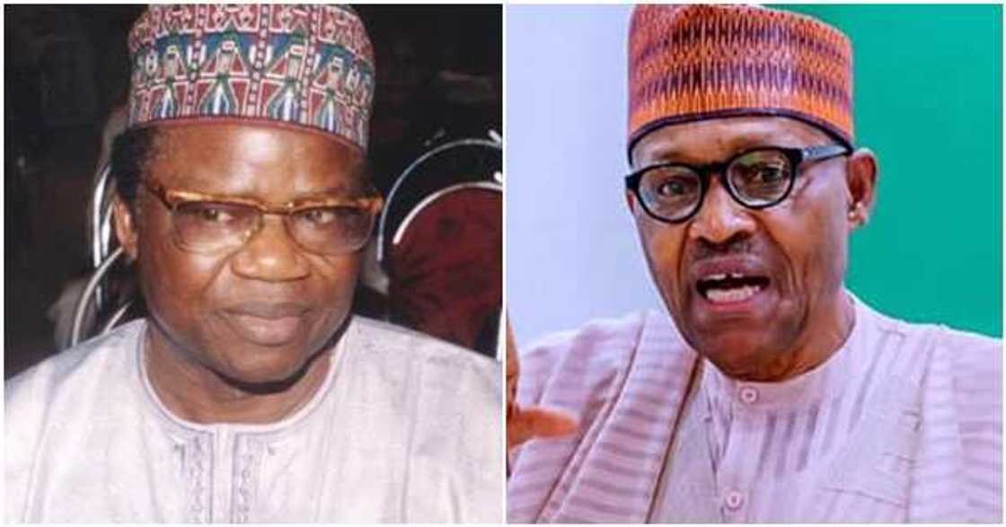 President Buhari reacts to death of former APC chieftain President Buhari reacts to death of former APC chieftain