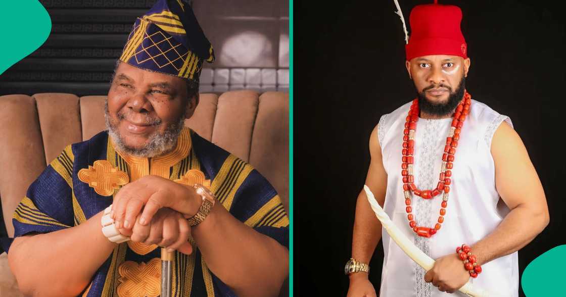 Pete Edochie celebrates Yul.