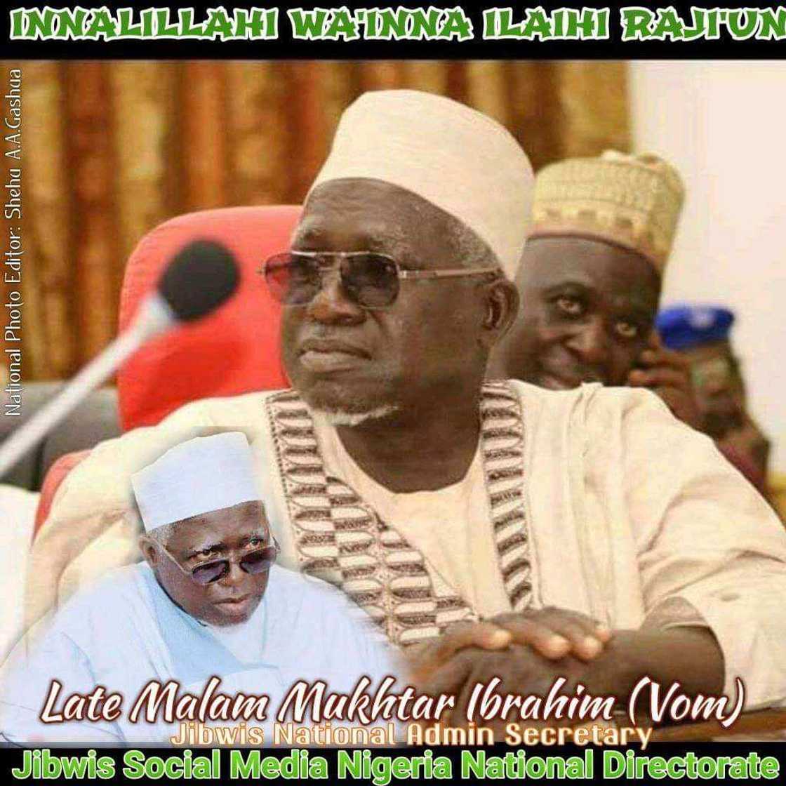 Allah ya yiwa babban sakataren Izalah, Malam Mukhari Ibrahim rasuwa Allah ya yiwa babban sakataren Izalah, Malam Mukhari Ibrahim rasuwa