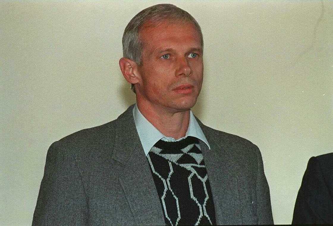 Janusz Walus was handed a life sentence for murdering anti-apartheid hero Chris Hani (1997 file picture)