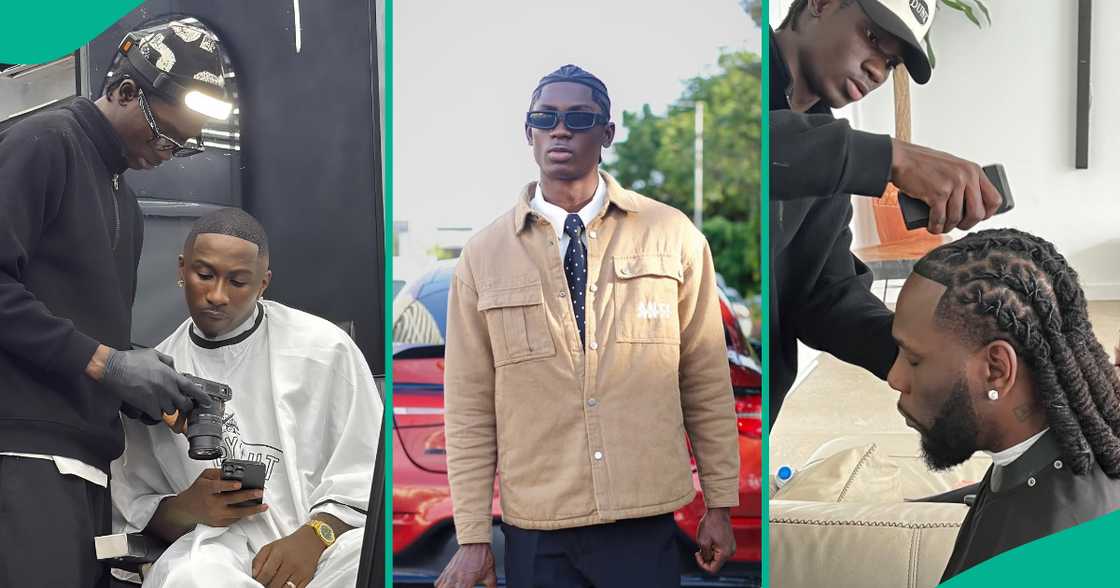 Burna Boy flies out Topzycut for a fresh trim Burna Boy flies out Topzycut for a fresh trim