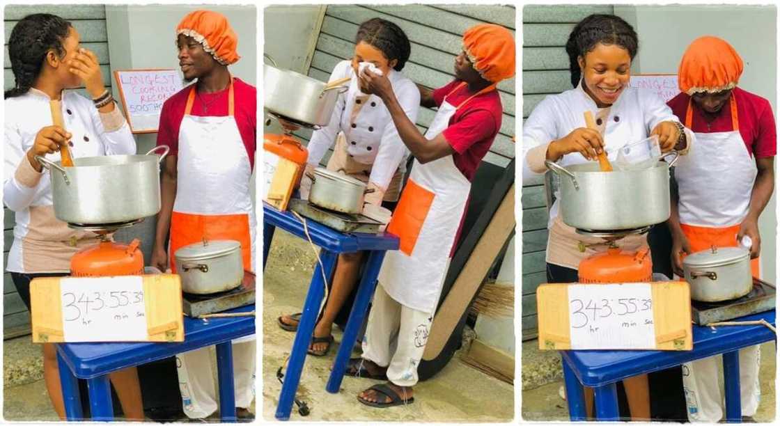 Nigerians catching fun with cookathon.