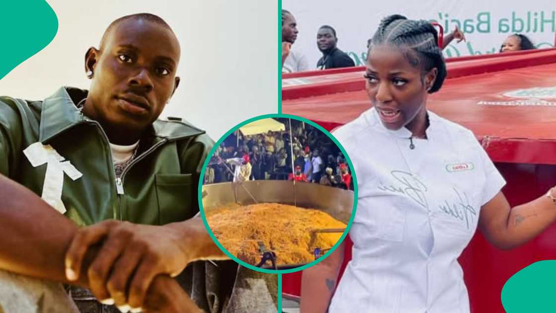 Geh Geh criticises Hilda Baci's Jollof's cookathon Geh Geh criticises Hilda Baci's Jollof's cookathon