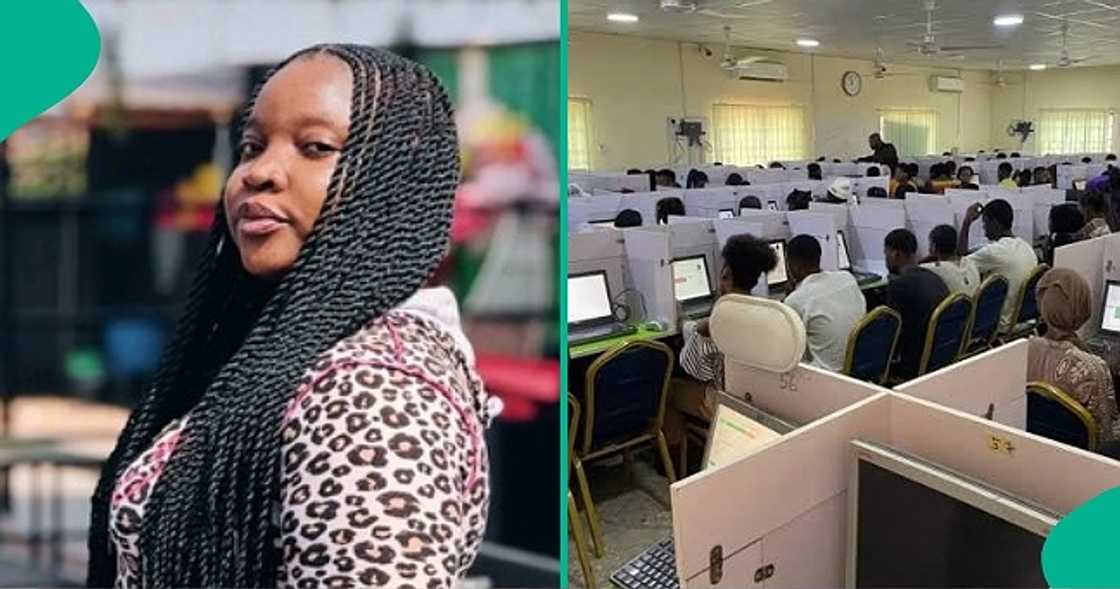 Girl who checked UTME 2025 result sees unusual remark from JAMB. Girl who checked UTME 2025 result sees unusual remark from JAMB.