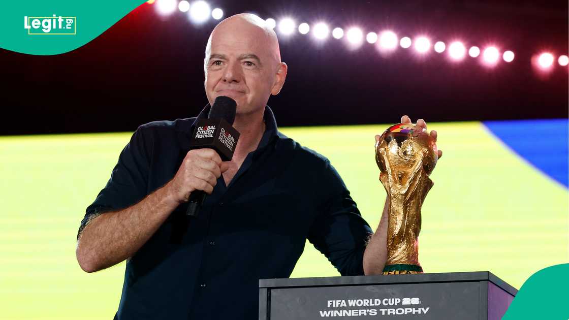 Gianni Infantino, FIFA, Global Citizens Festival, Central Park's Great Lawn, New York City, USA. Gianni Infantino, FIFA, Global Citizens Festival, Central Park's Great Lawn, New York City, USA.