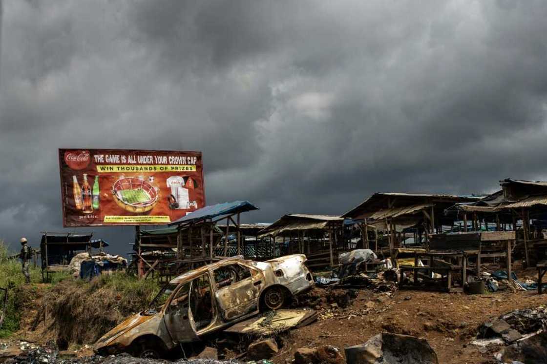 Among Cameroon's problems is a security crisis in two western regions where an armed campaign by anglophone separatists is raging Among Cameroon's problems is a security crisis in two western regions where an armed campaign by anglophone separatists is raging