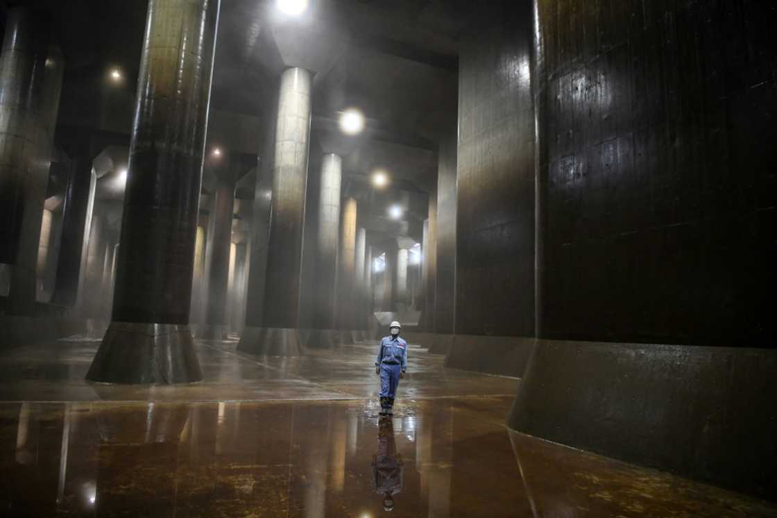 Also buried beneath the Greater Tokyo area is the world's largest flood tank