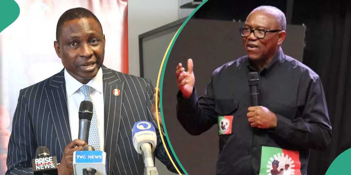 Peter Obi hails EFCC chairman Peter Obi hails EFCC chairman