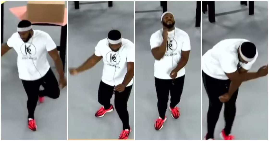 BBNaija All Stars: Kiddwaya dancing.