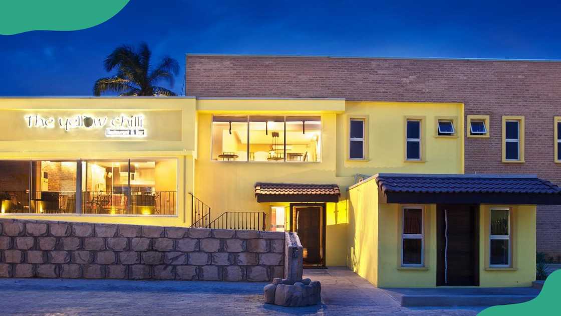 Yellow Chilli restaurant building. Yellow Chilli restaurant building.