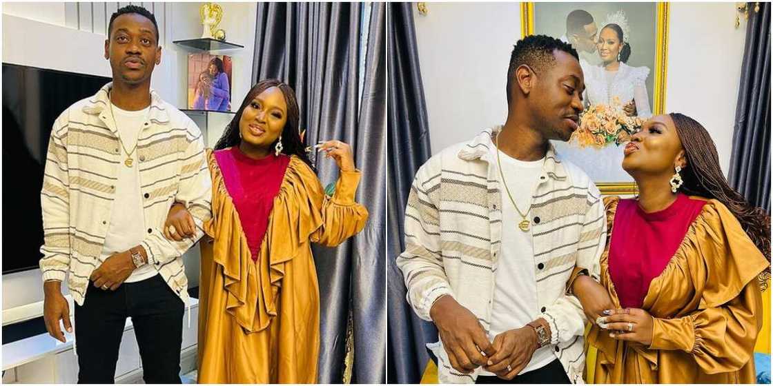 Actor Lateef Adedimeji and Mo Bimpe Actor Lateef Adedimeji and Mo Bimpe