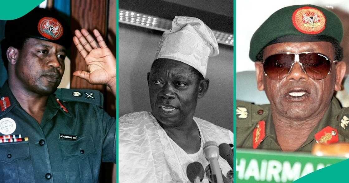 Abacha's children blast Babangida over June 12 annulment claims. Abacha's children blast Babangida over June 12 annulment claims.