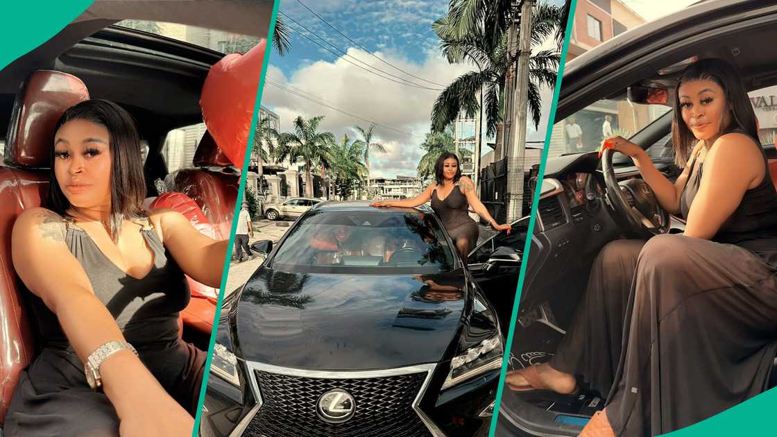 Sarah Martins encourages women about her hard work afer buying car Sarah Martins encourages women about her hard work afer buying car