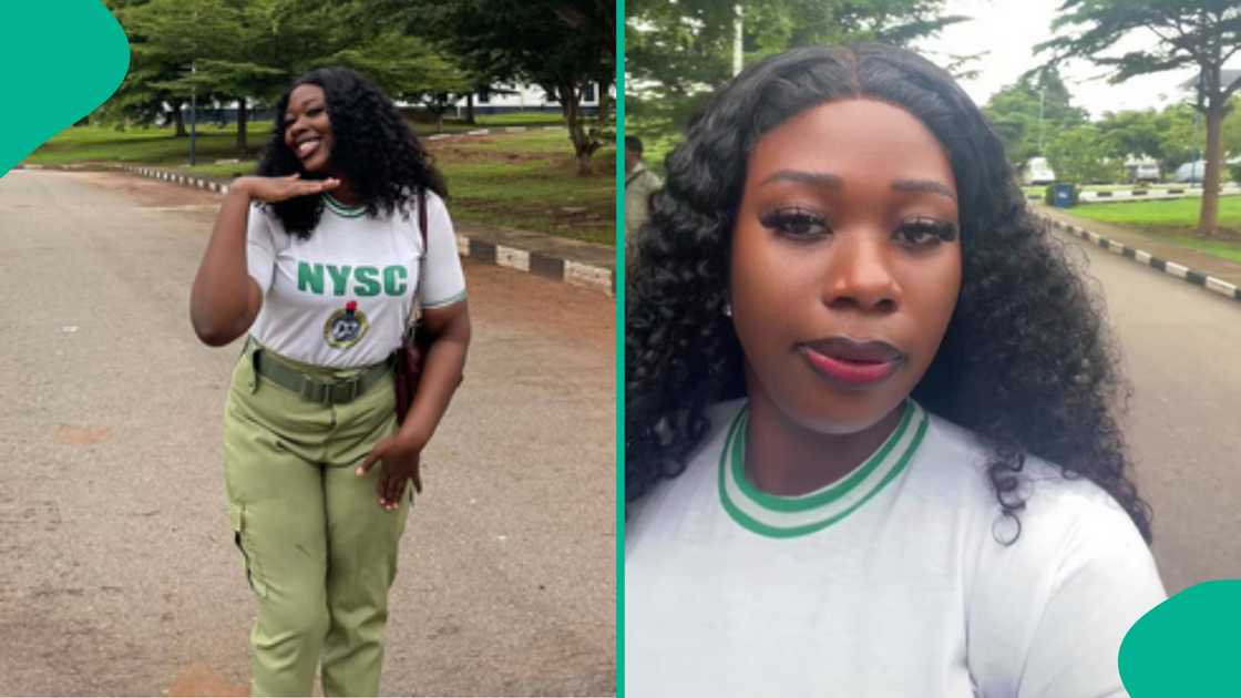 Lady flaunts her new look one year after starting her NYSC program looking plus-sized Lady flaunts her new look one year after starting her NYSC program looking plus-sized
