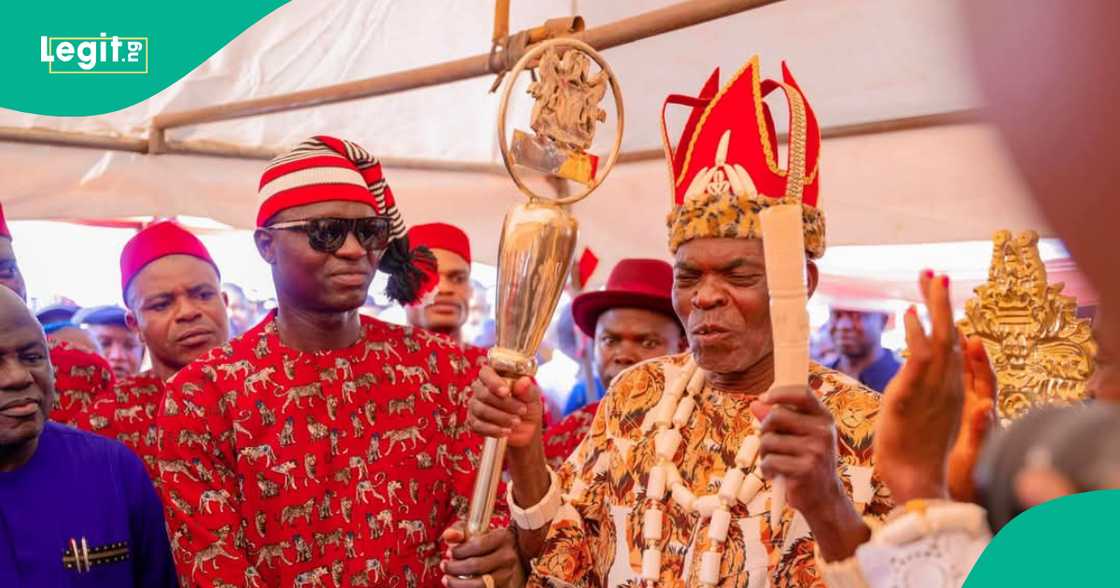 Ebonyi governor's father with 17 wives and 108 children coronated as traditional ruler Ebonyi governor's father with 17 wives and 108 children coronated as traditional ruler