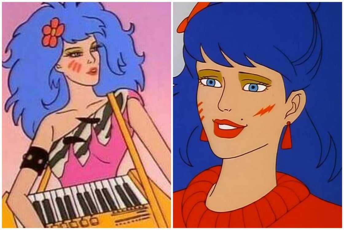 Fictional characters with blue hair Fictional characters with blue hair